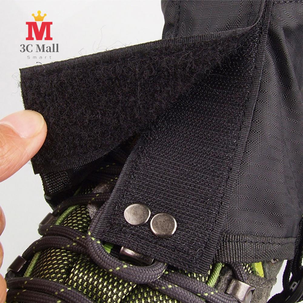 Black Outdoor Hiking Boot Gaiter Waterproof Snow Leg Legging Cover Ankle Gaiters
