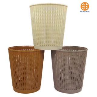 Sọt nhựa đựng rác nhỏ, trung, đại giả mây Việt Nhật