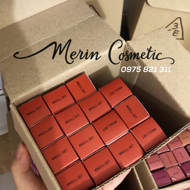 SON 3CE SOFT LIP LACQUER màu NULL SET