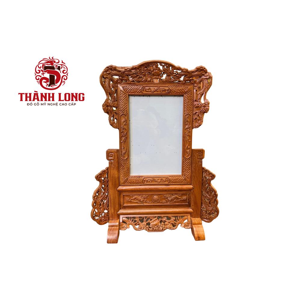 Khung ảnh thờ chất liệu gỗ hương đá NL37