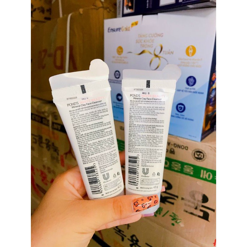 Sữa Rửa Mặt Pond's Đất Sét Khoáng Sạch Sâu Sáng Mịn (40g) | BigBuy360 - bigbuy360.vn