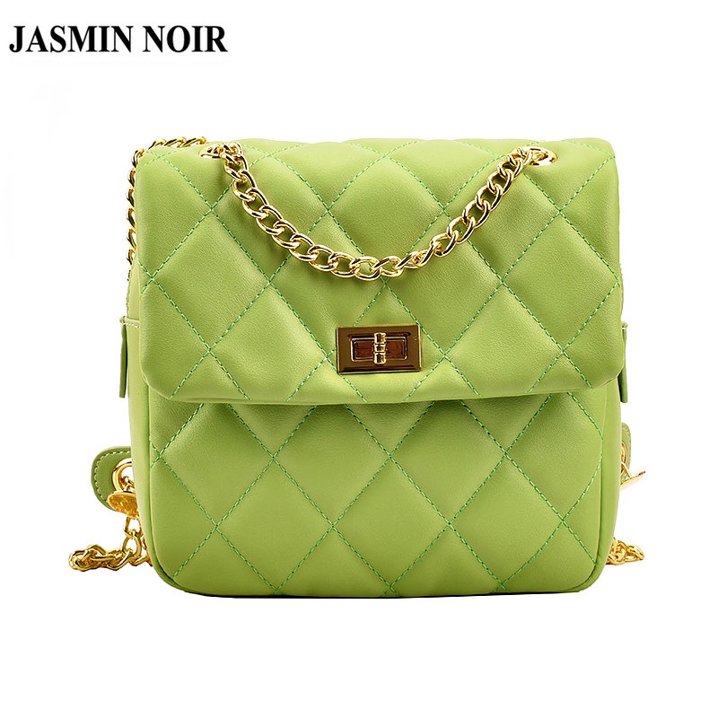 Ba Lô JASMIN NOIR Đi Học / Du Lịch Họa Tiết Sọc Ca Rô Thời Trang Dành Cho Nữ