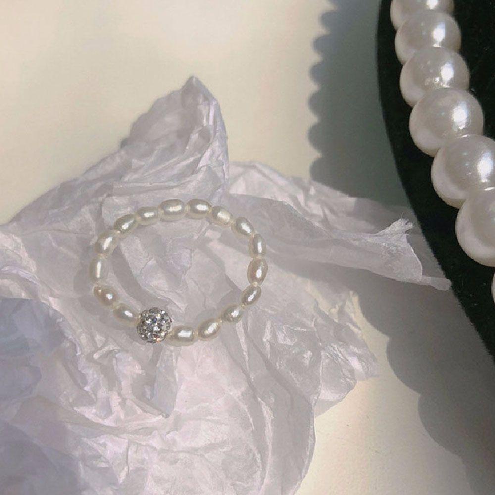 (MớI) Nhẫn Handmade ĐíNh HạT NgọC Trai Giả Xinh X