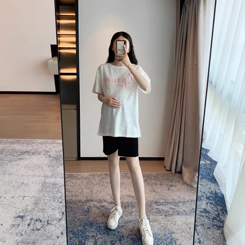 quần lửng bầu dáng ngố ống xuông rộng mềm mát mặc hè hợp thời trang hàng quảng châu cao