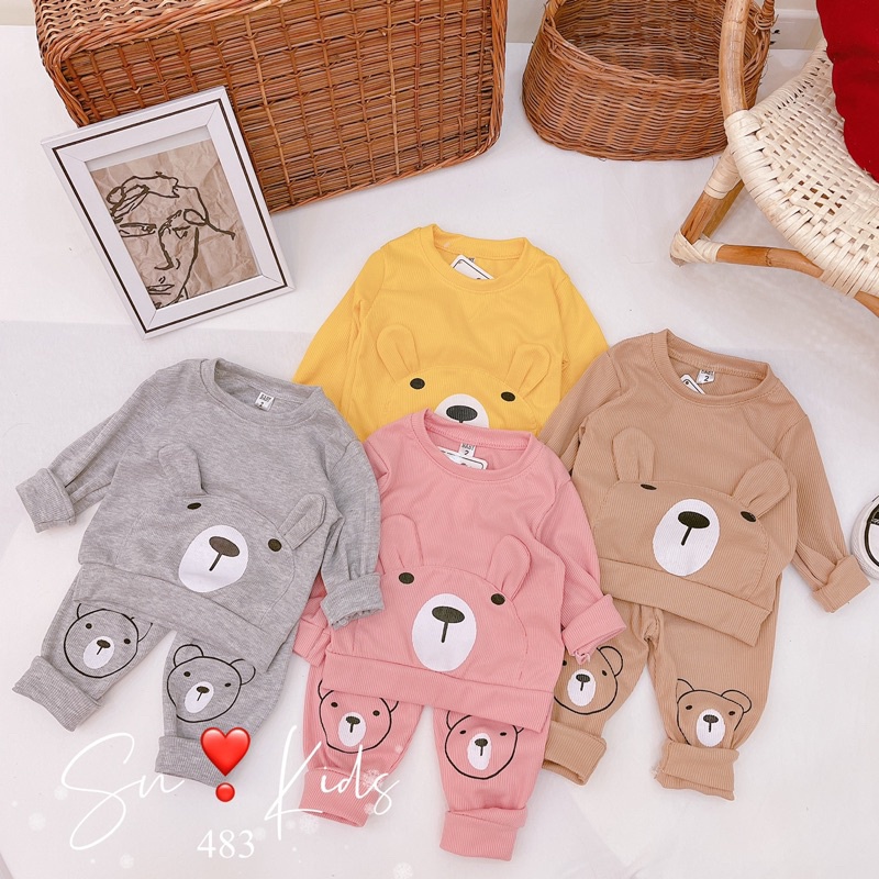Set bộ thun gân cho bé