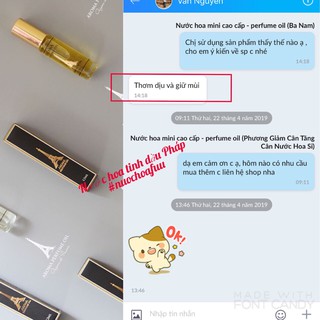 VIP MEN - Tinh dầu nước hoa Pháp AROMA