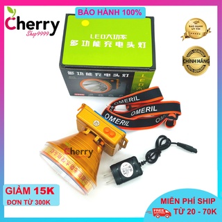 Đèn pin đội đầu YUXING A370 LED 500w siêu sáng chiếu xa chống nước ánh sáng Vàng và Trắng đèn đeo đầu soi ếch dã ngoại