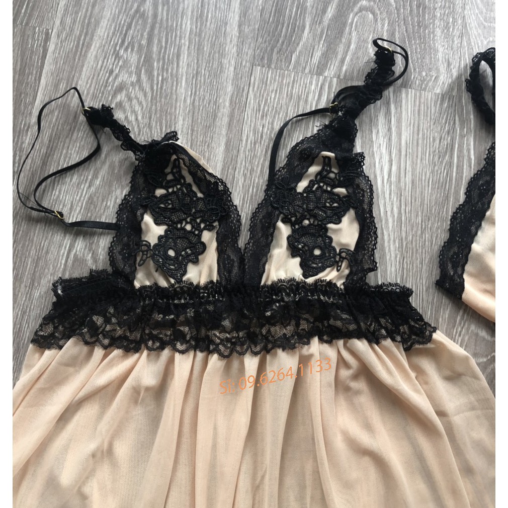 Đồ ngủ 2 dây gợi cảm - Đồ ngủ nữ gợi cảm - Đẩm ngủ sexy - Váy ngủ sexy ( SEXY HOA HỒNG NGỰC) | BigBuy360 - bigbuy360.vn