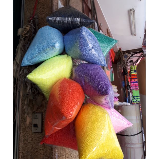 100g Hạt xốp lót hộp quà đủ màu -ĐƯỢC CHỌN MÀU
