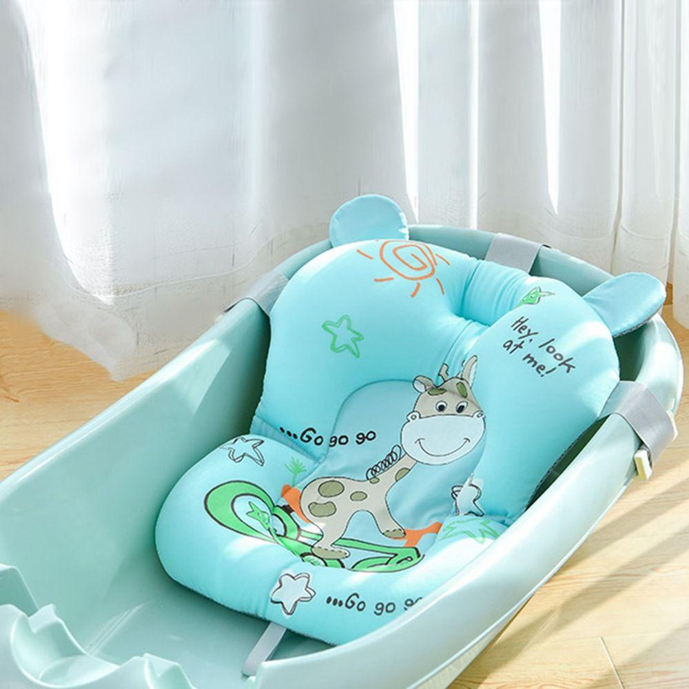 Đệm Ngồi Tắm Họa Tiết Hoạt Hình Có Thể Điều Chỉnh Cho Bé Sơ Sinh