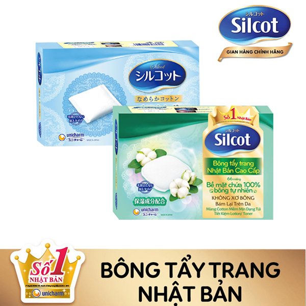 Bông tẩy trang Silcot cao cấp 82m/66m