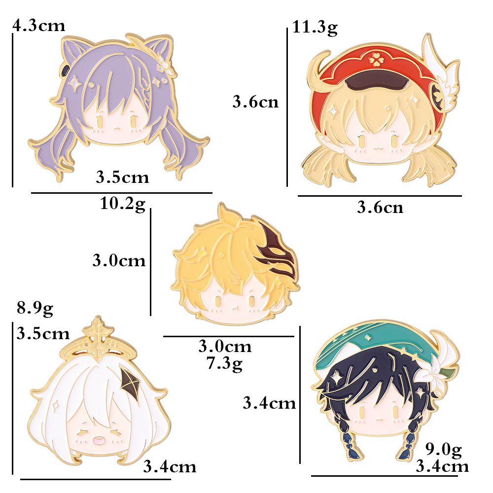 LANFY Huy Hiệu Cài Áo Hình Nhân Vật Hoạt Hình Anime Sáng Tạo