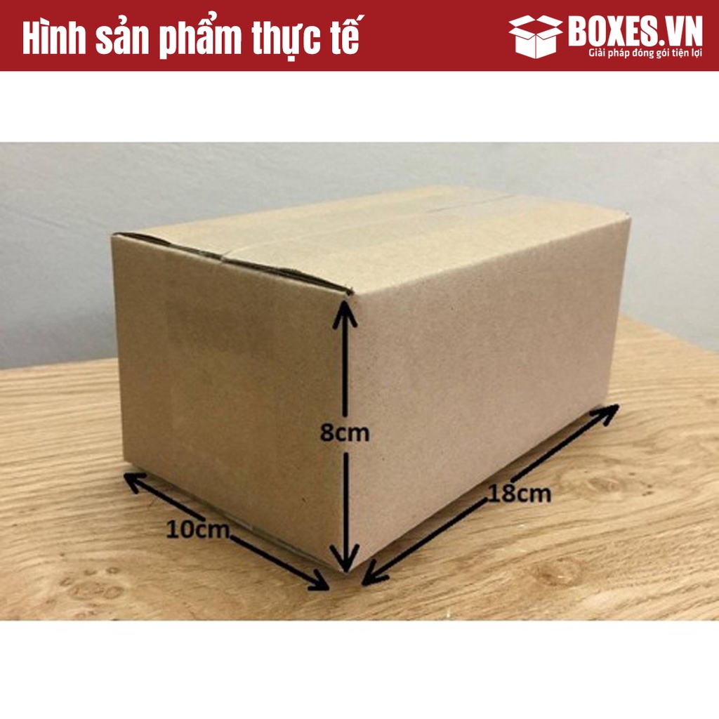 18x10x8 Combo 50 hộp Carton đóng gói hàng giá tại xưởng