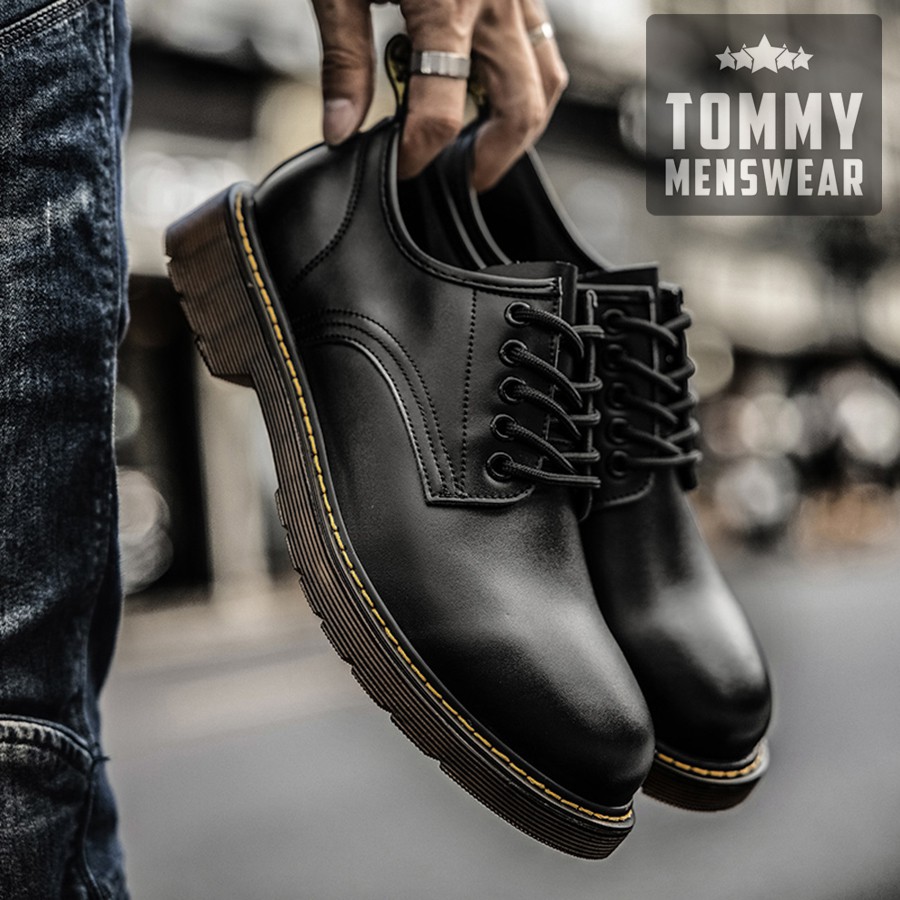 Giày Đốc Nam Da Bò - TẶNG TẤT - Giày Tây Nam Cổ Thấp Hàng Hiệu Siêu Xịn Xò GNK13 | BigBuy360 - bigbuy360.vn