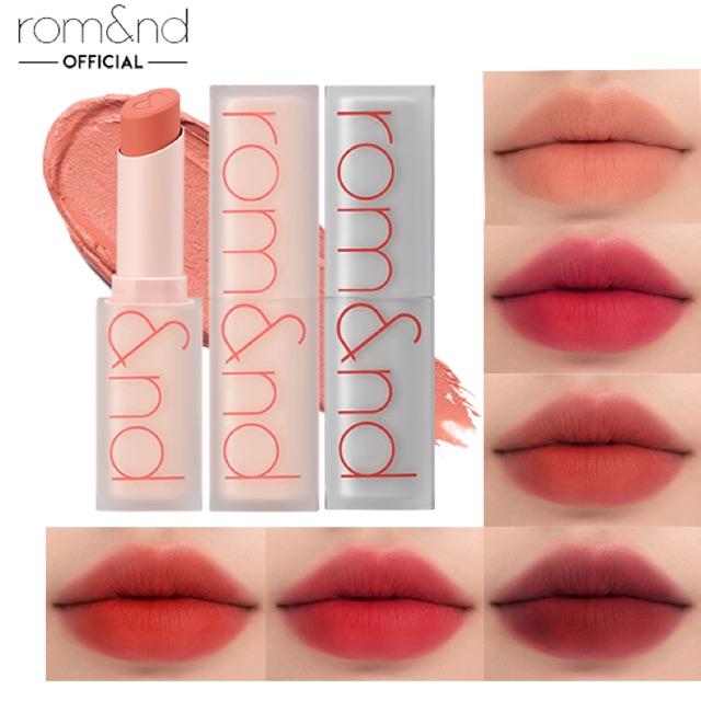 [HÀNG CÓ SẴN][HOT NEW][SHELL BEACH NUDE COLLECTION] Son Thỏi Lì, Lên Màu Siêu Xinh Romand New Zero Matte Lipstick 3g