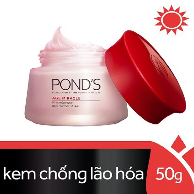 Kem Dưỡng Da Pond's Age Miracle Ngày hoặc Đêm (50g) - Chính hãng