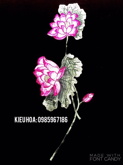 vải ren thêu hoa