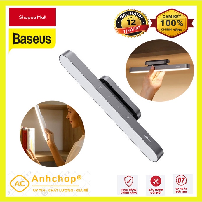 Đèn Led Treo Tường/ Bàn Học Baseus Magnetic Stepless Dimming Charging Desk Lamp Pro