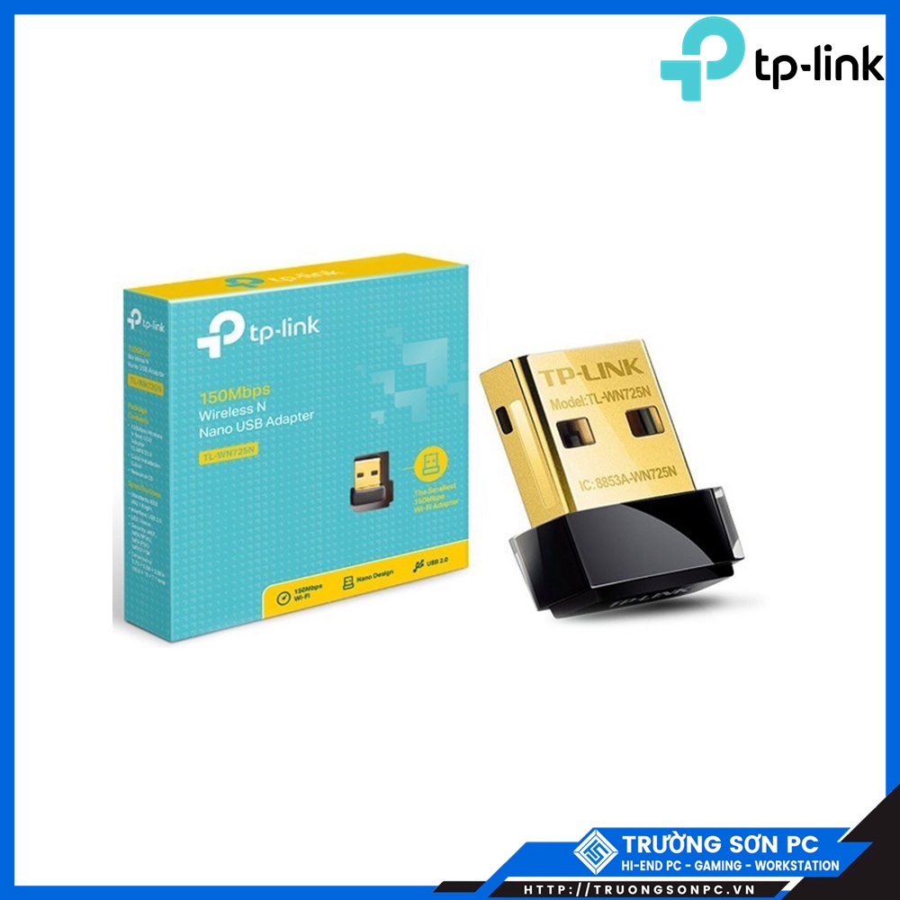 USB Thu Sóng WIFI TP-Link TL- WN725N Nano (Hàng chính hãng)