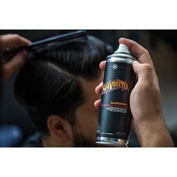 Gôm Xịt Tóc , Keo Xịt Tóc SUAVECITO Hairspray - 283g - Hàng Chính Hãng + Lược Chải Tóc Texture