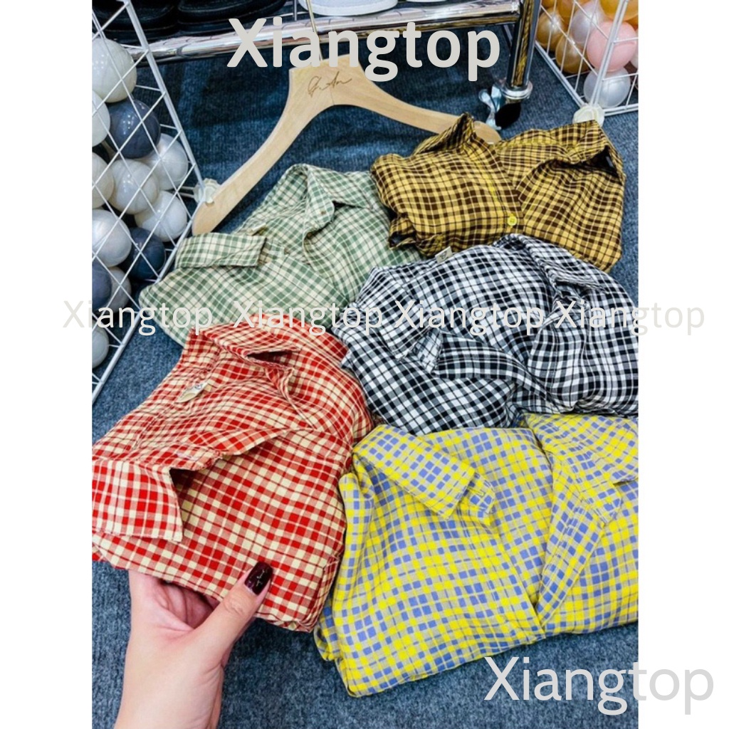 Áo sơ mi kẻ nhỏ nhiều màu hàng đẹp HA0001 aosomicongsothietke