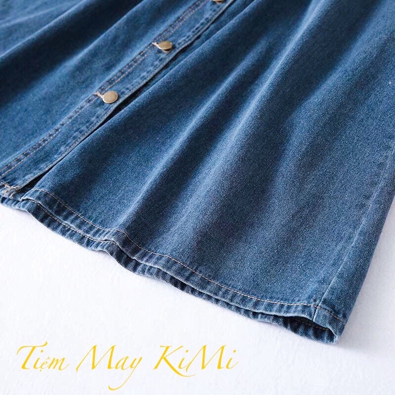 Đầm babydoll jean-Váy Babydoll bò-đầm sát nách-váy ba lỗ