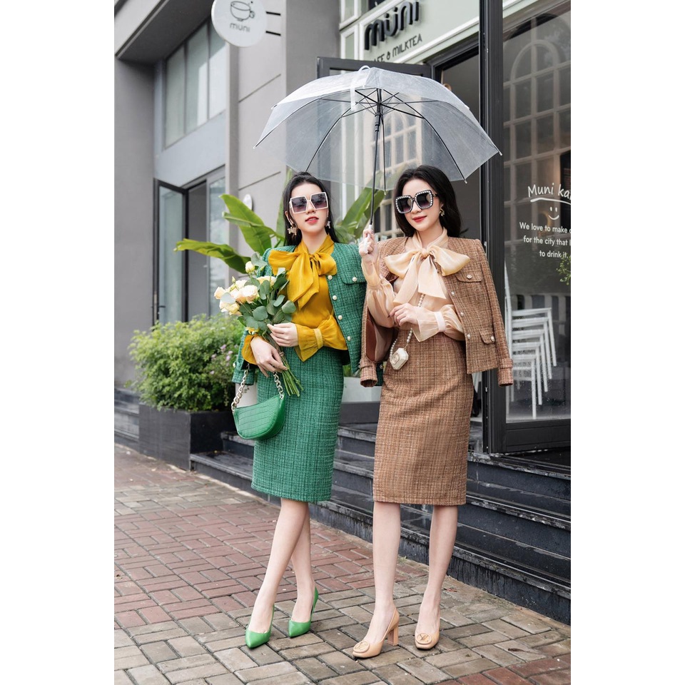 Áo lụa cổ nơ | BigBuy360 - bigbuy360.vn