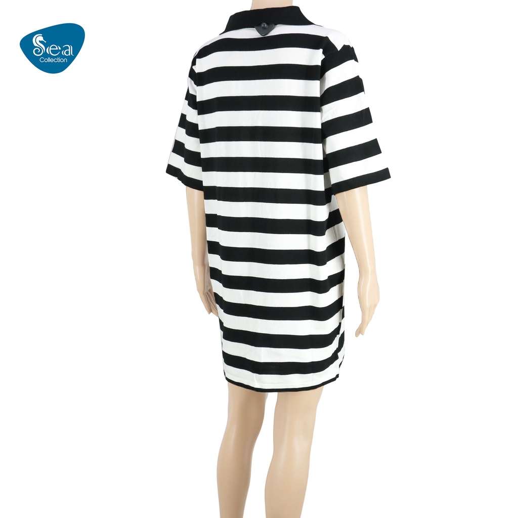 Đầm Polo Len Sọc Nữ Sea Collection 7789
