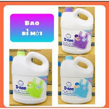 Nước giặt xả quần áo em bé Dnee thái lan 3000ml đủ màu hồng, tím, xanh dương, trắng (Chính hãng)