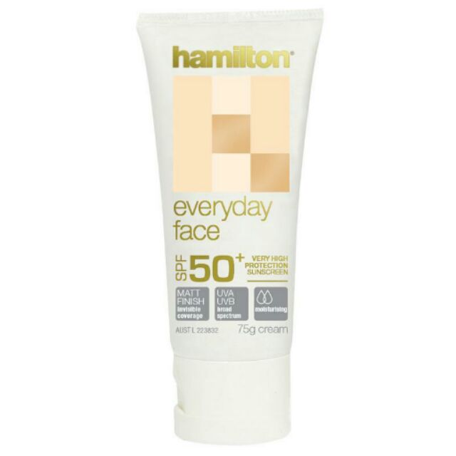 Kem chống nắng Hamilton Everyday Face spf 50+