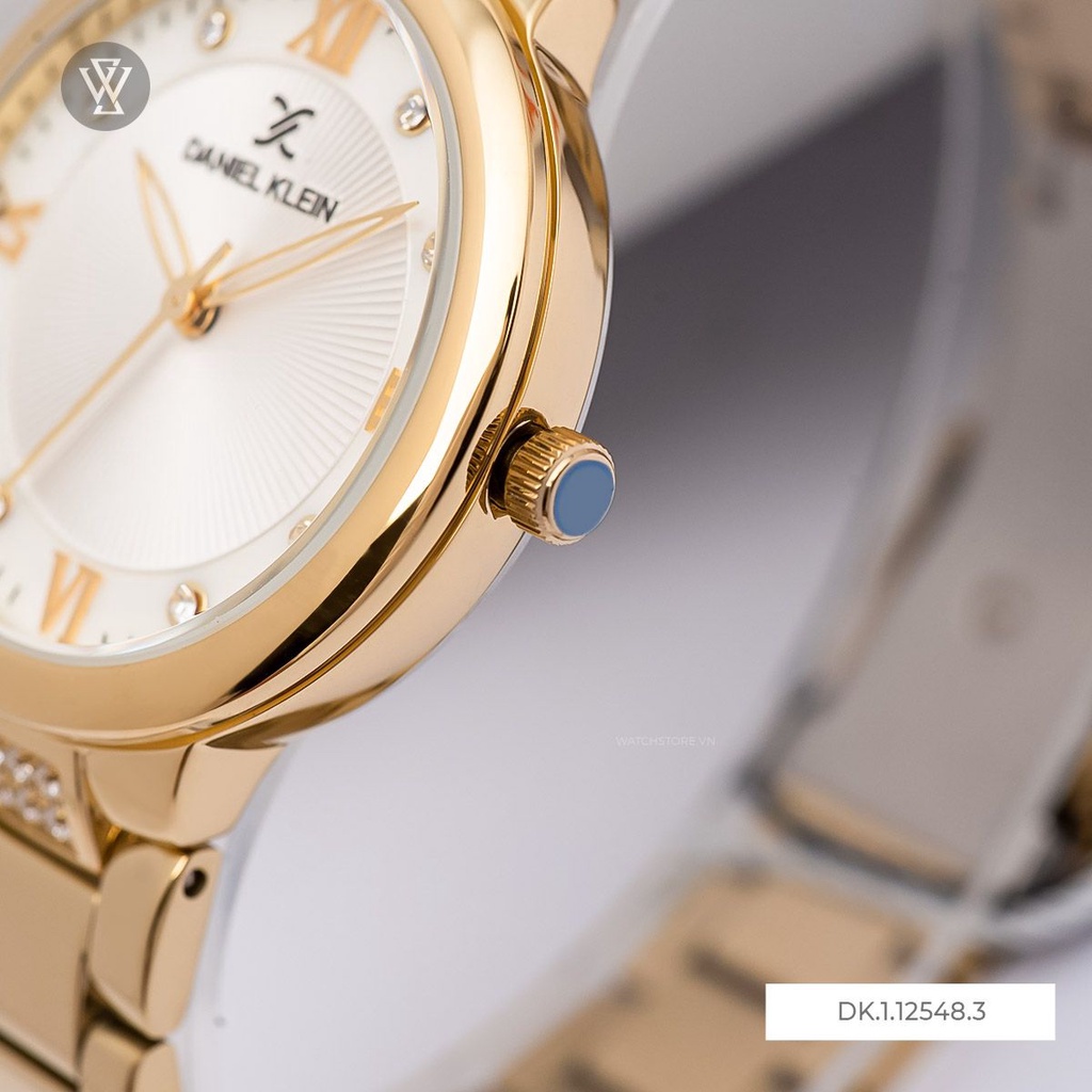 Đồng Hồ Quartz Nữ Daniel Klein Premium Ladies WATCHSTORE DK.1.12548.3 Mặt Kính Khoáng 36mm, Dây Kim Loại, Vỏ Thép