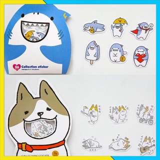[FREESHIP] Sticker, hình dán con thú bịch nhiều miếng cute