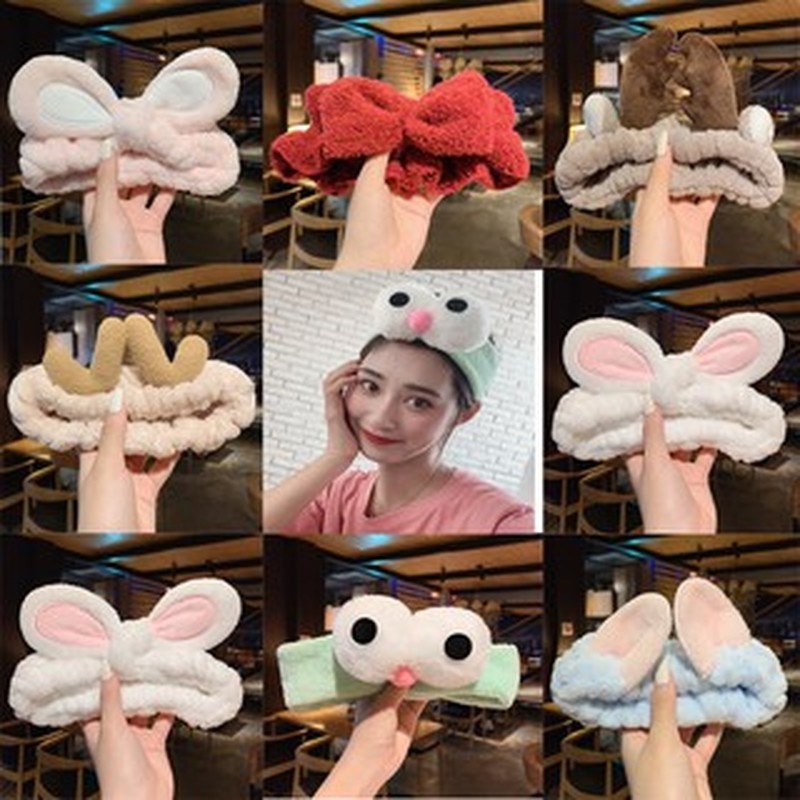 Băng Đô Cài Tóc Rửa Mặt Thiết Kế Đơn Giản Dễ Thương Phong Cách Hàn Quốc