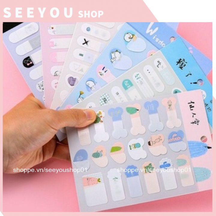 Tấm Nhiều Miếng Name Sticker Dán Nhãn Vở sách Mini