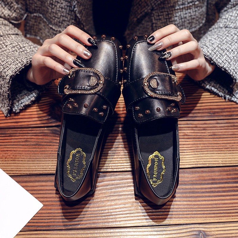 Giày Đế Bằng Nữ Ulzzang Thời Trang Giày Lười 8241507 | BigBuy360 - bigbuy360.vn