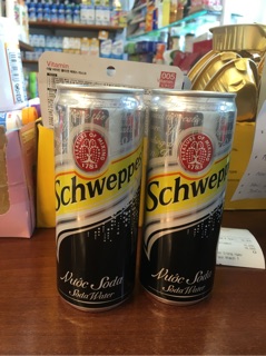 Combo 6 lon Nước Soda hiệu Schweppes 330ml