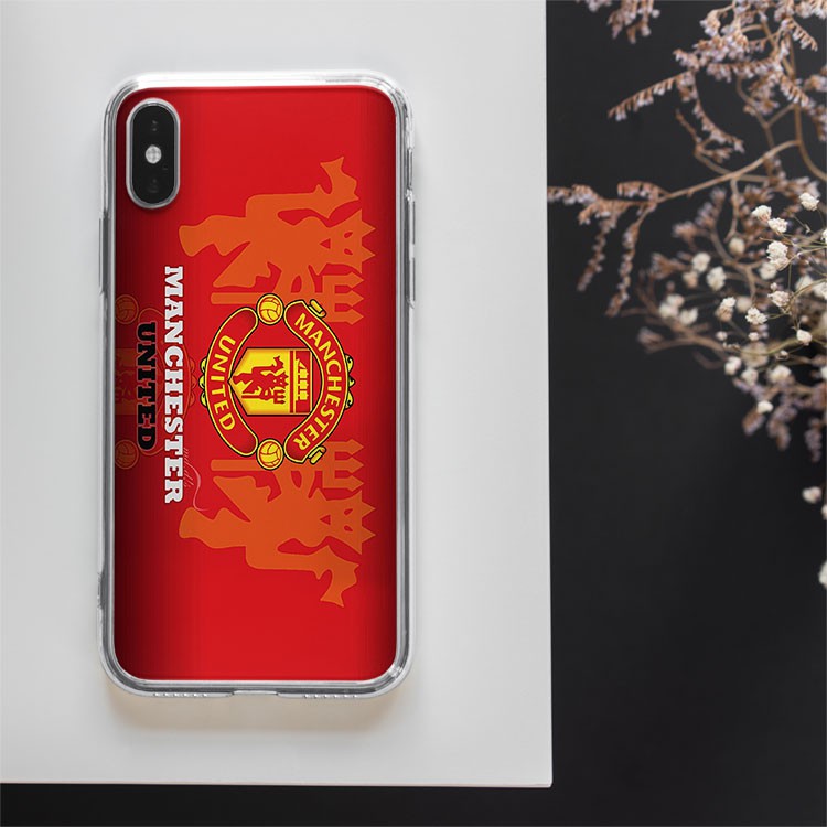 Ốp lưng Manchester United logo cho Iphone 5 6 7 8 Plus 11 12 Pro Max X Xr MAN20210051