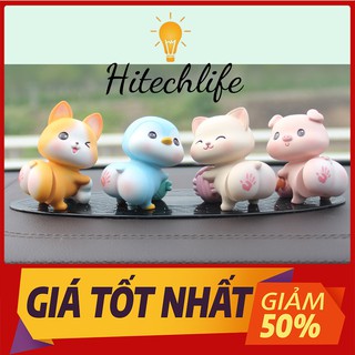 Set Thú Cưng Lắc Mông Siêu Đáng Yêu Trang Trí Taplo Oto - Set Thú Cưng Cao Cấp Trang Trí Taplo Xe Hơi,  Bàn Làm Việc
