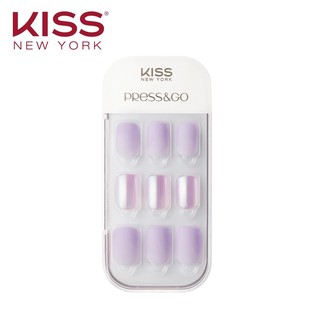 Bộ 30 Móng Tay Gel Tự Dán Press & Go Kiss New York Nail Box - Cool Lavender (KPN thumbnail