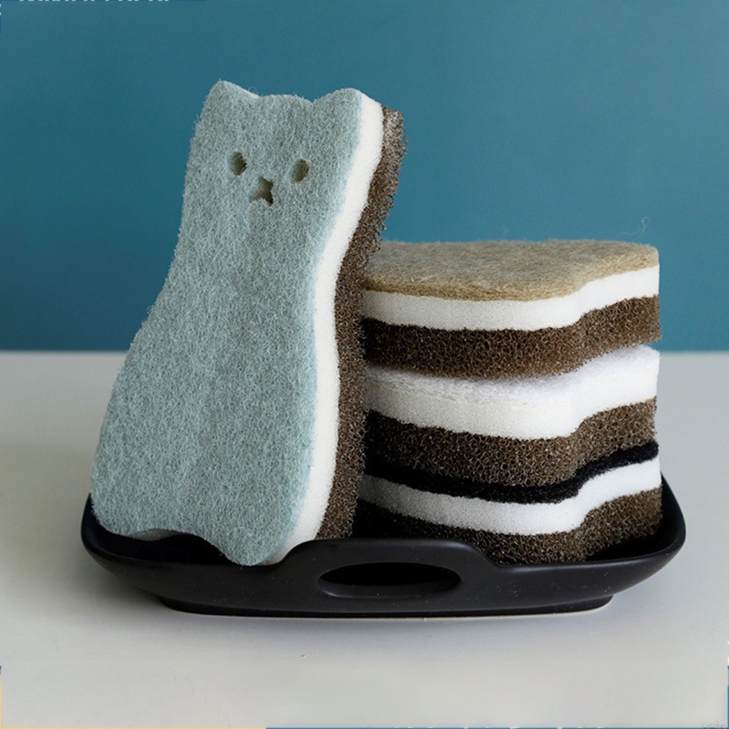 Set 4 Miếng Bọt Biển Rửa Chén Tiện Lợi