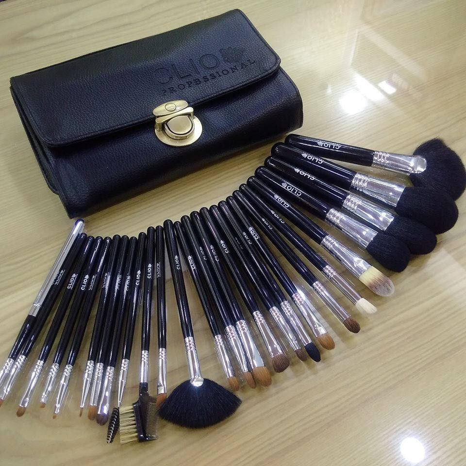 BỘ CỌ CLIO 26 CÂY LÔNG CHỒN ĐEN, BẠC