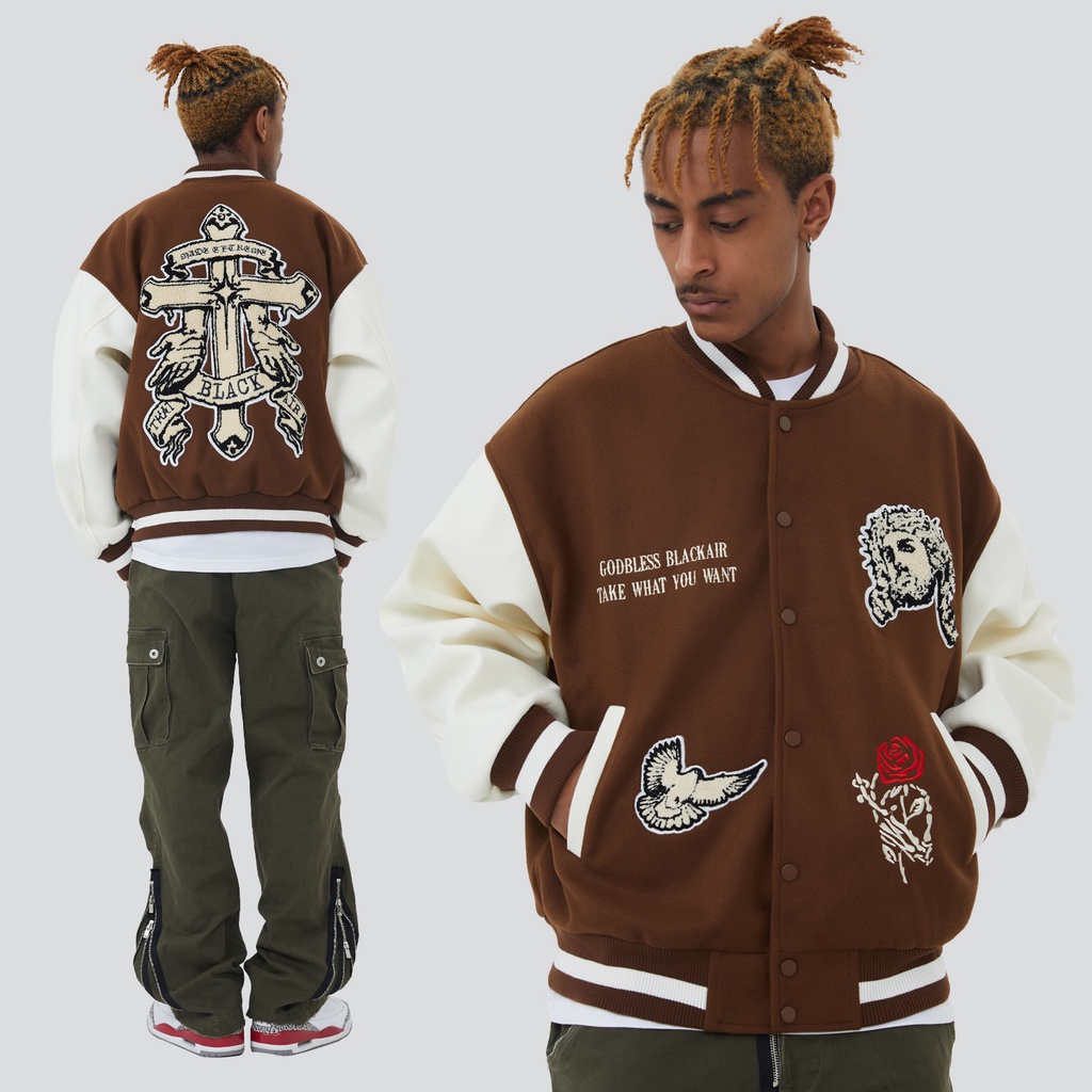 Áo khoác Made Extreme 'Take What You Want' Varsity Jacket
