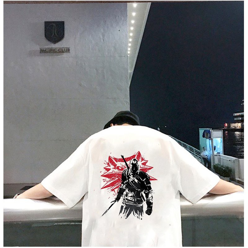 Áo thun unisex độc lạ Samurai form rộng vải dày mịn 2019T1848