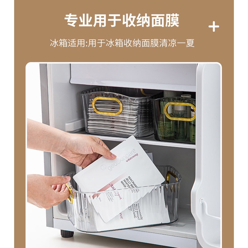 PVN49454 Hộp đựng mỹ phẩm, khay lưu trữ đồ đa năng để bàn nhựa ABS trong suốt cao cấp Giá Rẻ