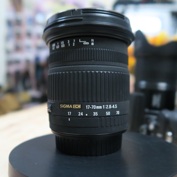Ống kính Sigma 17-70 f2.8-4.5 lens góc rộng cho máy Crop Canon