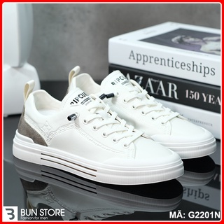 Giày Nam cao cấp Bun Store - Giày da Nam Sneaker trẻ trung, phong cách G2201N