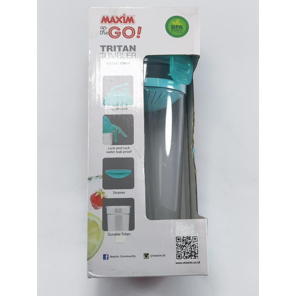 Bình nước 770ml, Bình nước bật nắp, Bình nhựa Maxim02681, Bình nước học sinh, Bình nước thể thao, Binh 700ml - Nhập khẩu