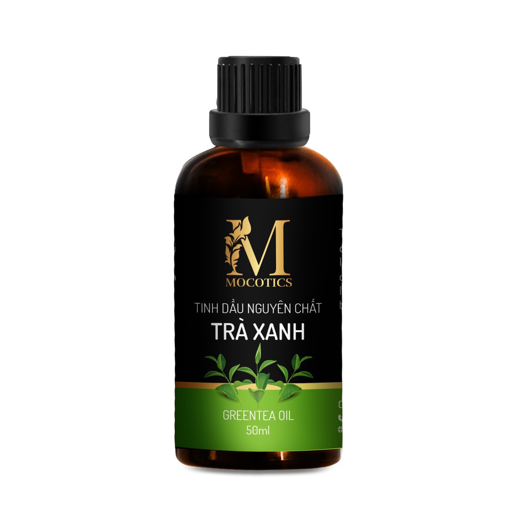 Tinh Dầu Trà Xanh Mocotics | 100% Nguyên Chất Tự Nhiên | Xông Thơm Phòng, Làm Đẹp | Có Giấy Kiểm Định QUAT