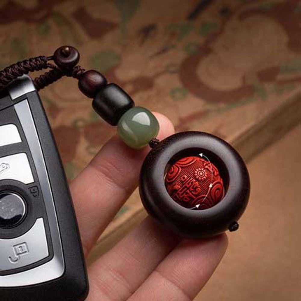 Móc Khóa Xe Hơi Handmade Đính Hạt Phong Cách Phật Giáo Tây Tạng
