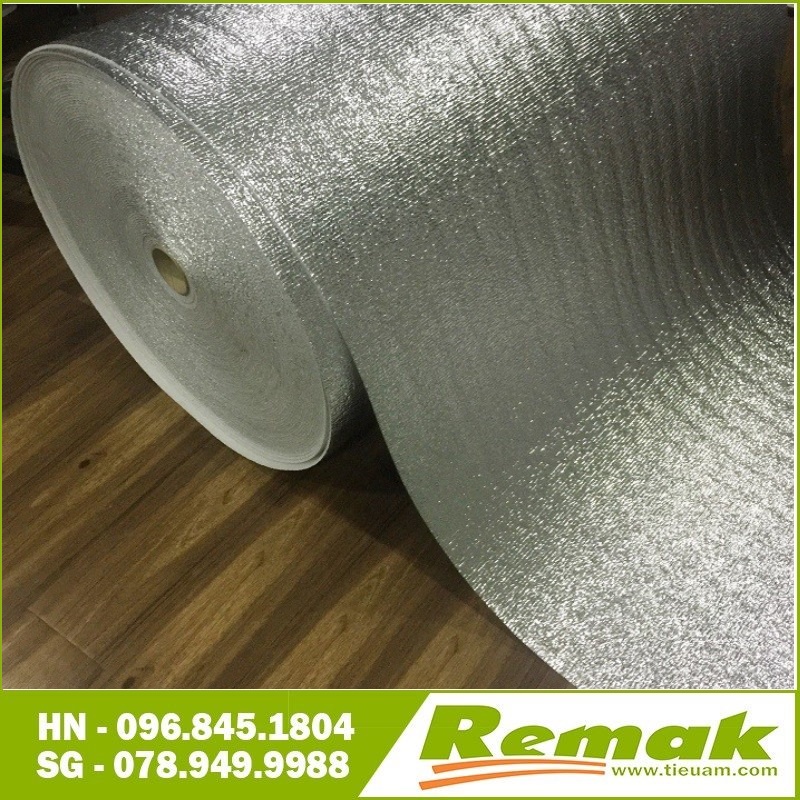 Xốp cách nhiệt PE Foam Dày 3ly có mặt bạc